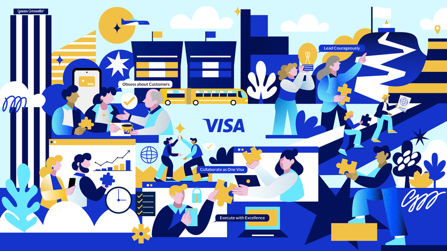 Ilustración para marca