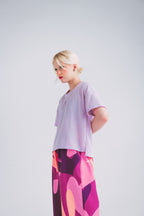 Star t-shirt - Lila