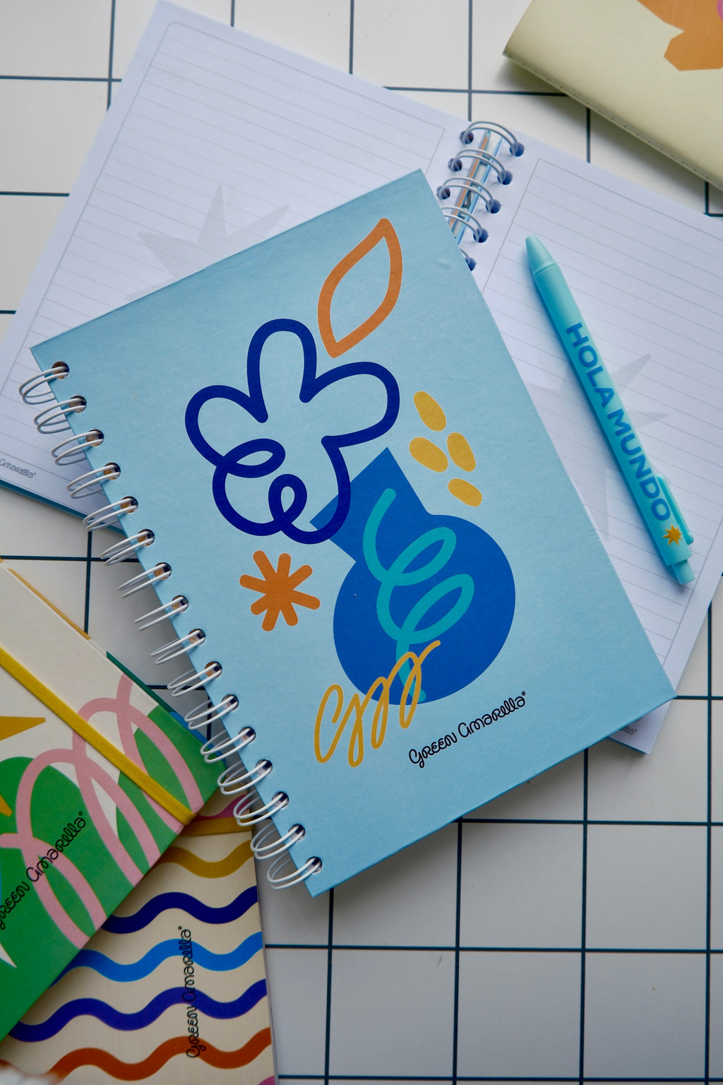 Cuaderno Argollado Florecer ✶ Mediano A5