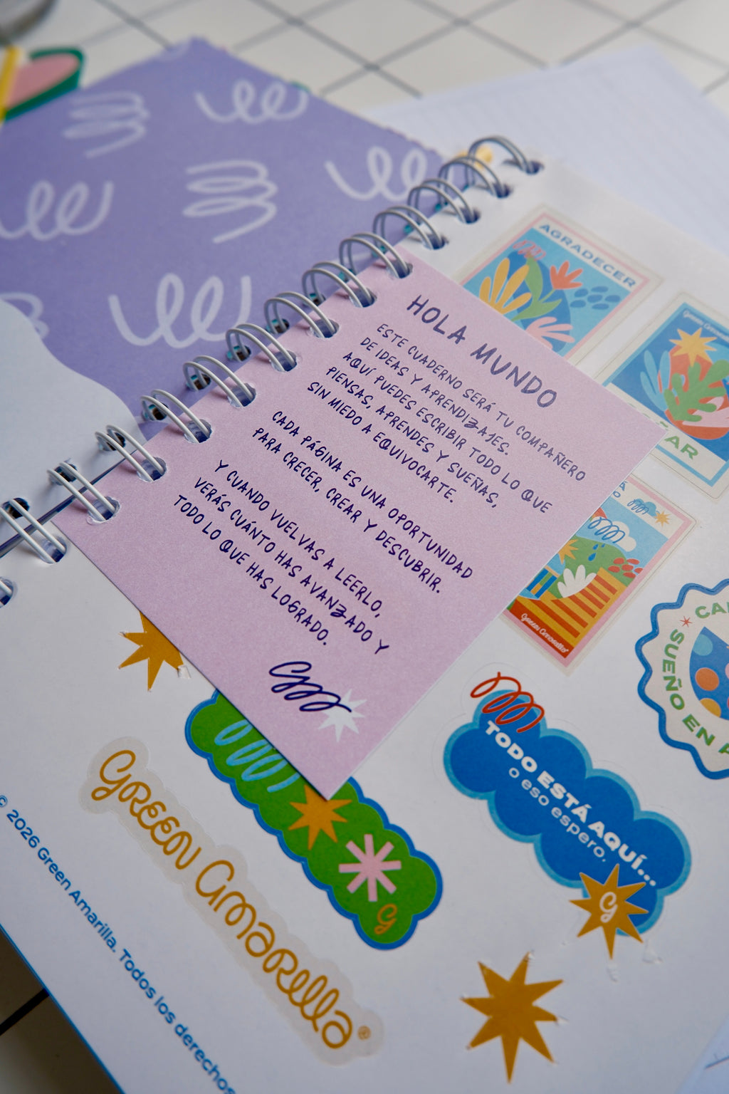 Cuaderno Argollado Doodles ✶ Mediano A5