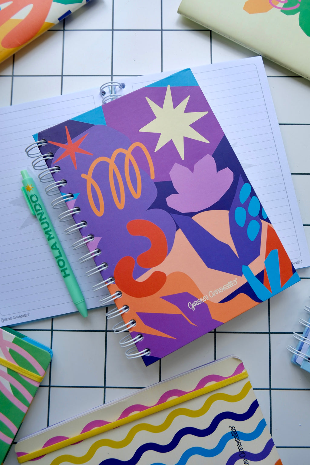 Cuaderno Argollado Jardín ✶ Mediano A5