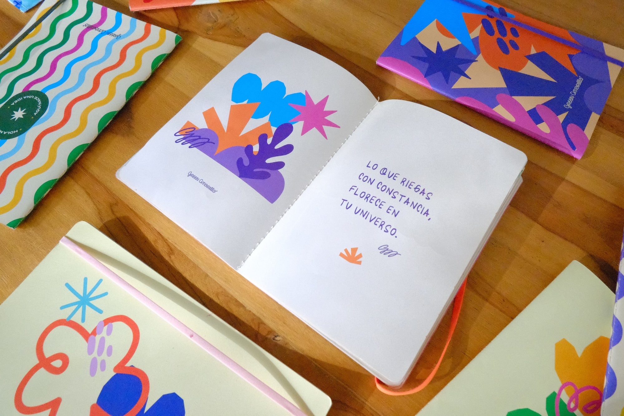 Libreta Cosida Jardín ✶ Mediana A5