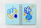 Cuaderno Argollado Florecer ✶ Mediano A5