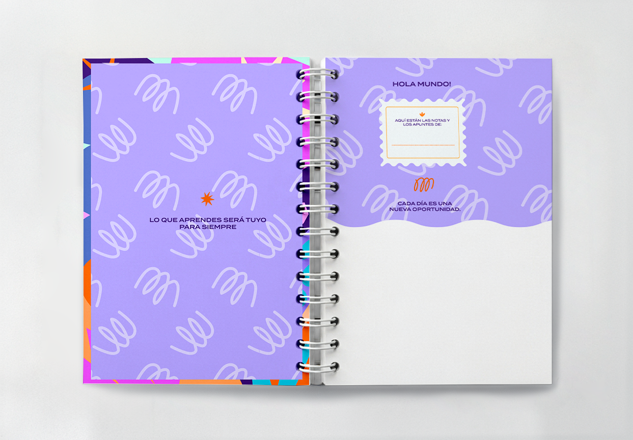 Cuaderno Argollado Jardín ✶ Mediano A5