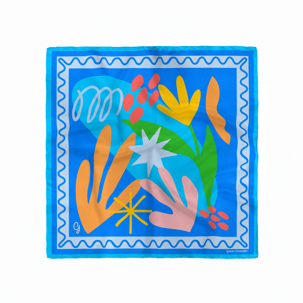 Pañoleta Eco - Brisa Celeste