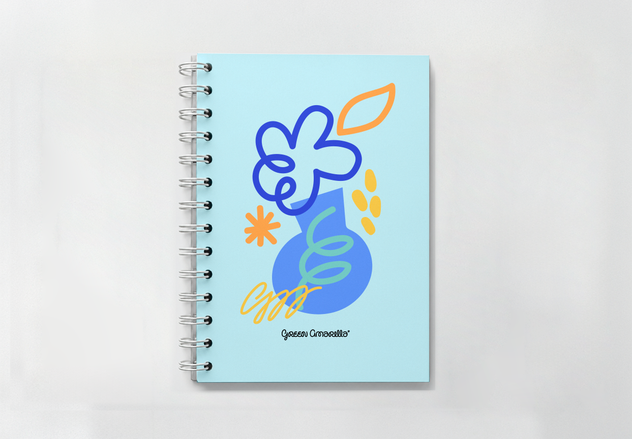 Cuaderno Argollado Florecer ✶ Mediano A5