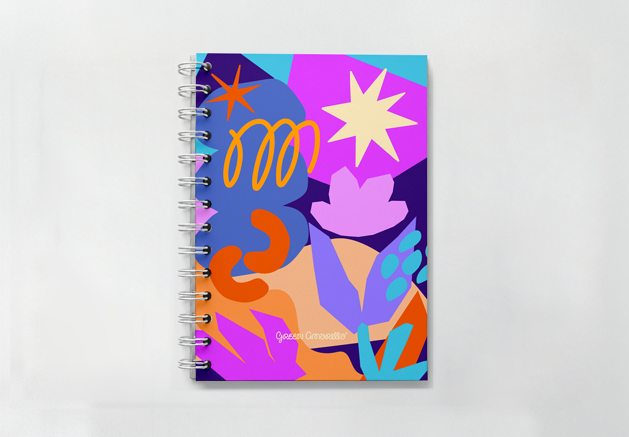 Cuaderno Argollado Jardín ✶ Mediano A5