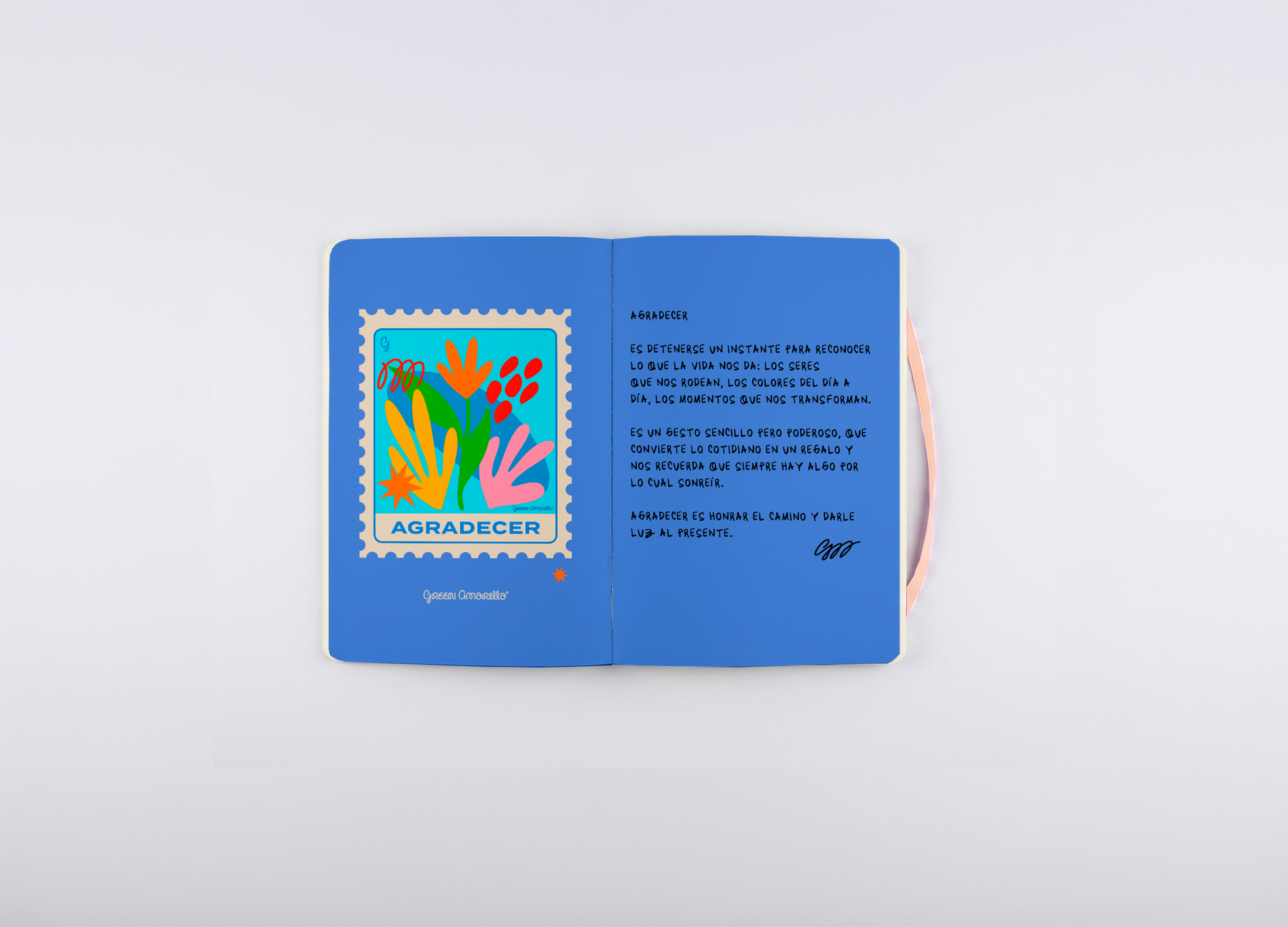 Libreta Cosida Agradecer ✶ Mini A6