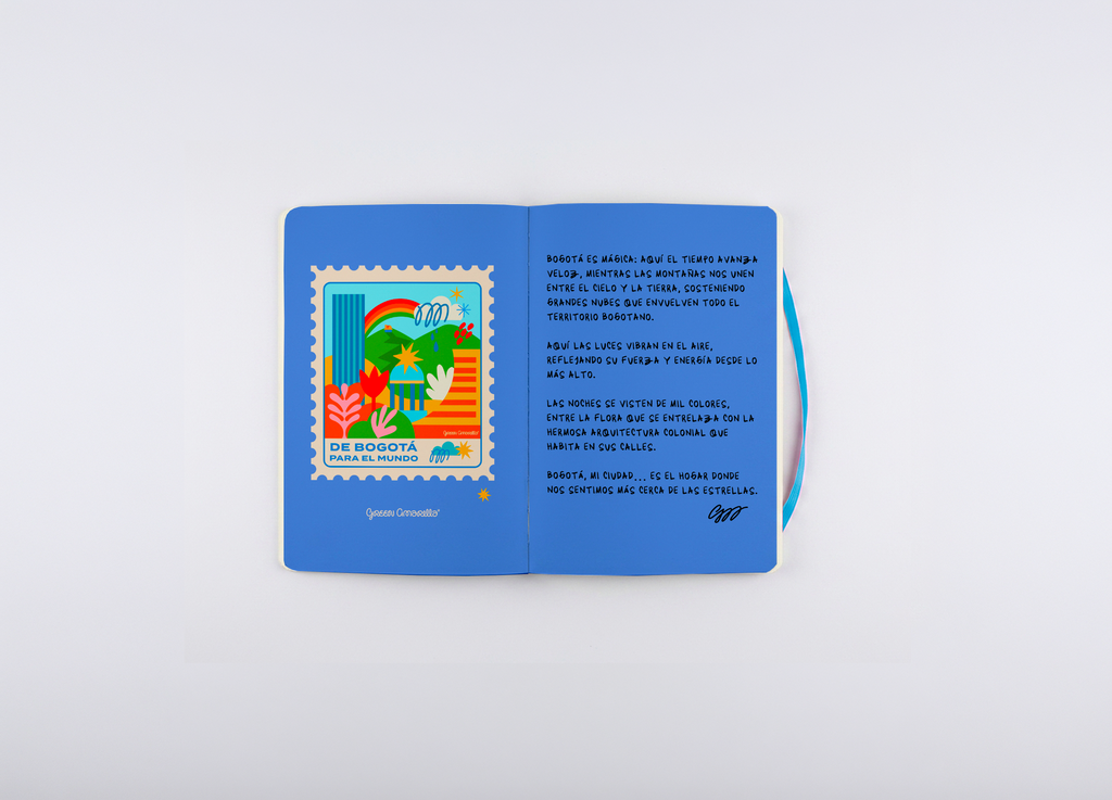 Libreta Cosida Bogotá ✶ Mini A6