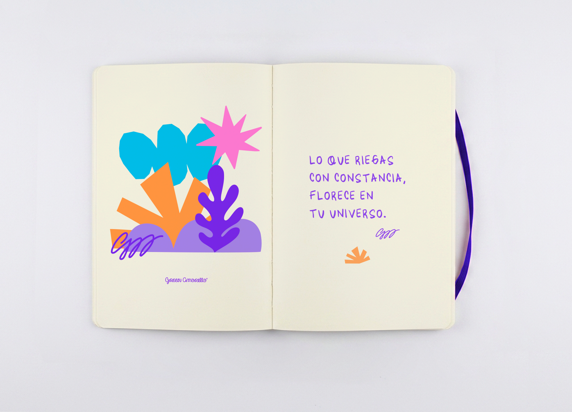 Libreta Cosida Jardín ✶ Mediana A5