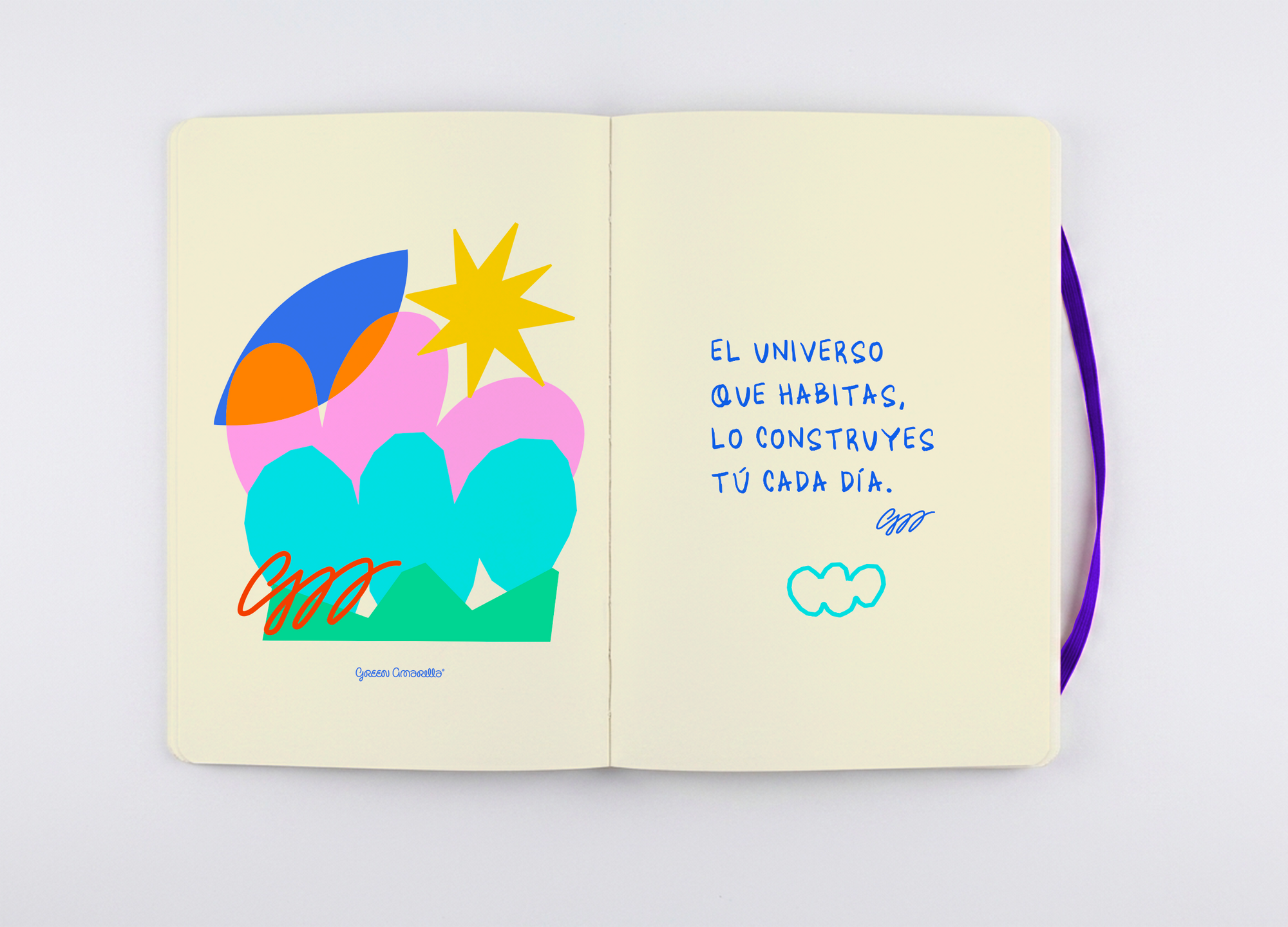 Libreta Cosida Jardín ✶ Grande B5