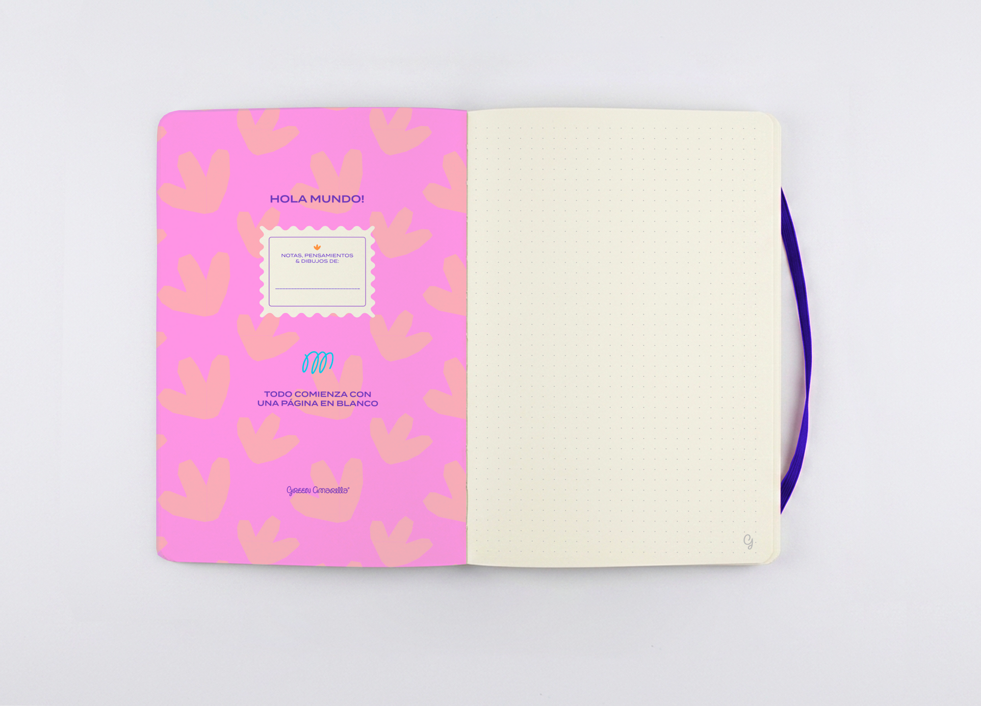 Libreta Cosida Jardín ✶ Mediana A5