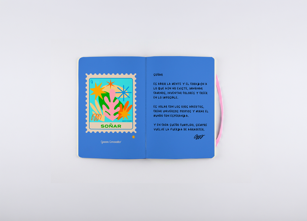 Libreta Cosida Soñar ✶ Mini A6