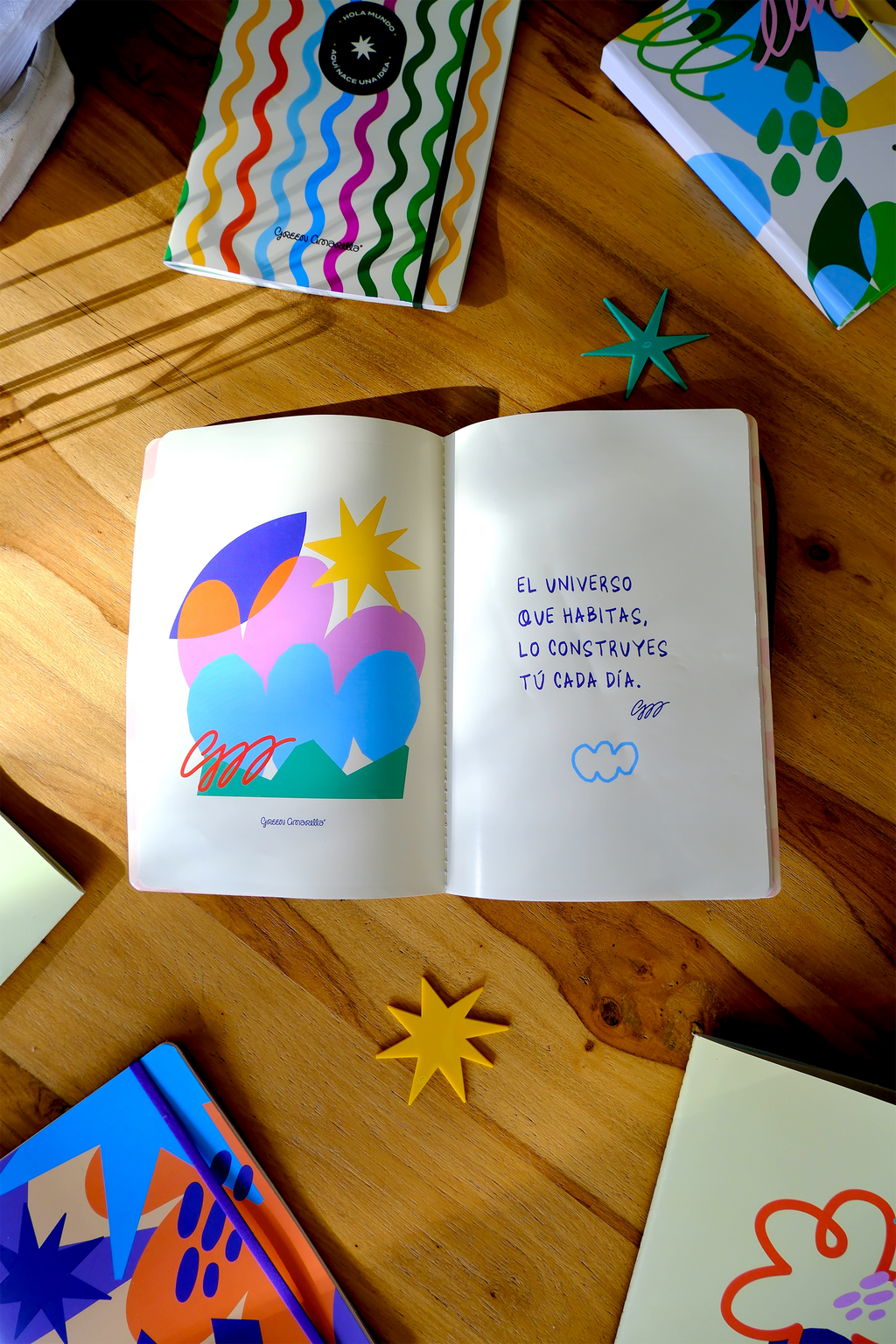 Libreta Cosida Jardín ✶ Grande B5
